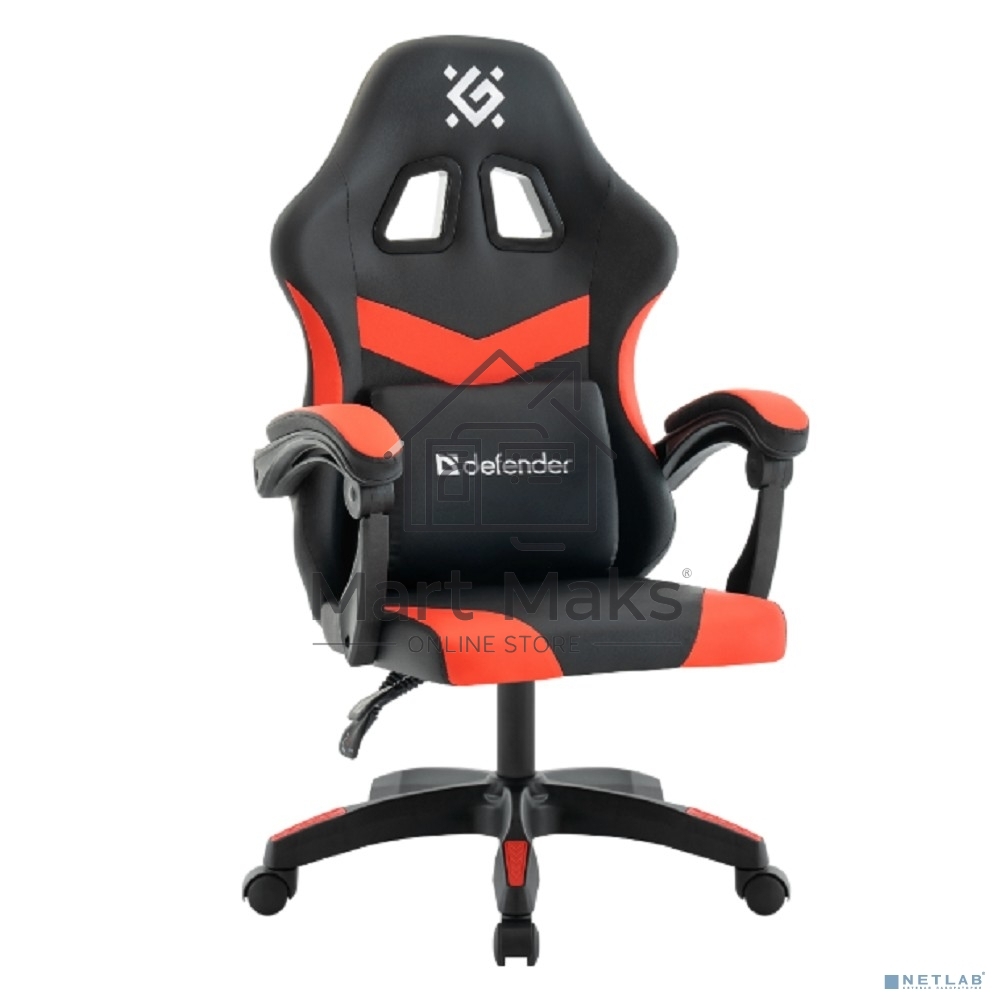 Кресло игровое Defender Runa черный/красн,класс 2,PU