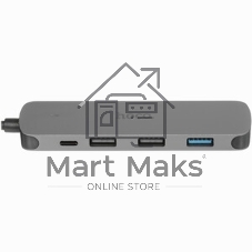 USB-концентратор Hoco HB27, USB Type-C, HDMI/PD/USB 3.0/USB 2.0, USB Type-C