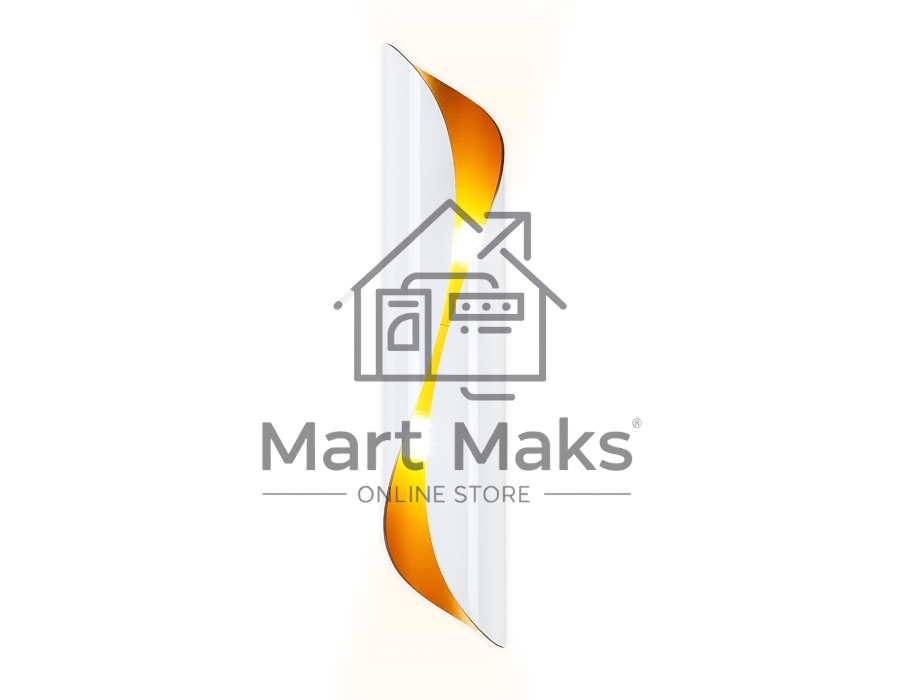 Настенный светильник FW240 WH/GD белый/золото G9/2 max 40W 400*80*100 (лампы LED G9 7W 4200K в комплекте)