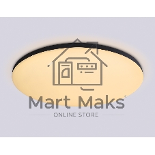 Умный светодиодный светильник FZ2005 BK черный IP54 25W 3000K-6500K+RGB Wi-Fi Алиса/Tuya/Smart Home/Alexa D370*55 (ПДУ ИК)