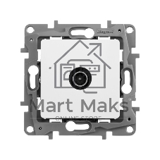 Механизм розетки Legrand 1066932tv etika plus 2дБ звезда белый 672251