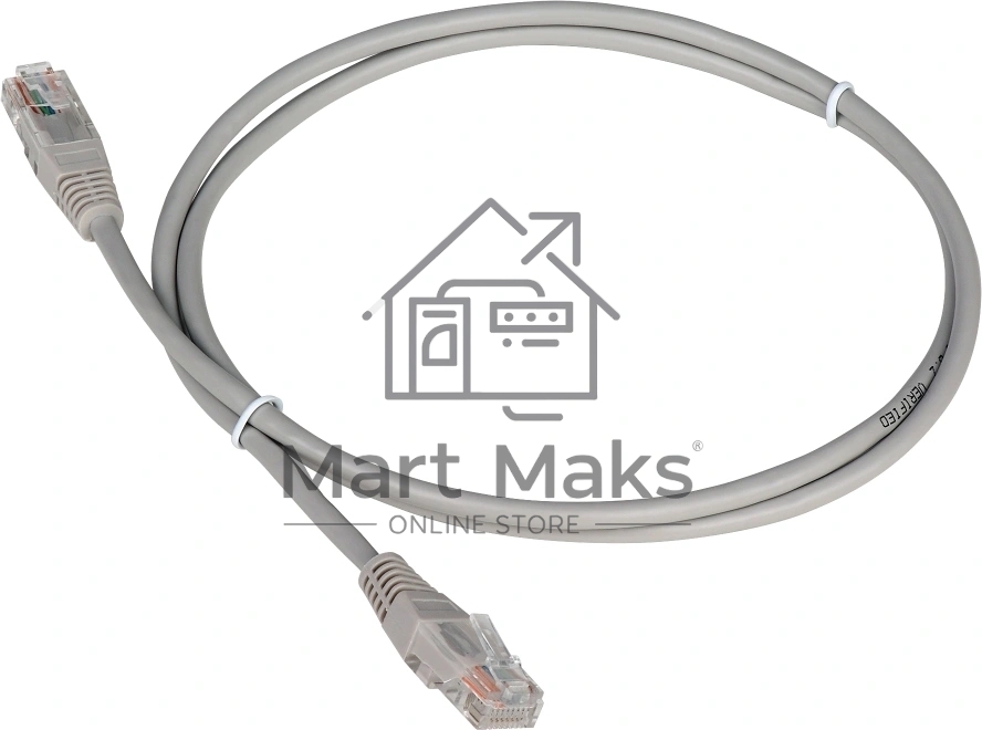 Патч-корд Lanmaster TWT2-45-45-7.0-GY UTP RJ-45 вил.-вилка RJ-45 кат.5E 7м серый ПВХ
