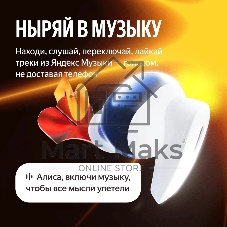 Беспроводные наушники Яндекс Дропс с Алисой AI,TWS, ANC, IP54,YNDX-00150BLK черные