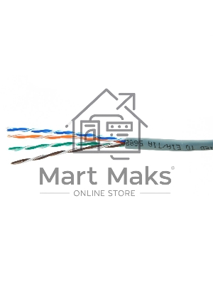 Кабель Cablexpert, UTP5e, 4 пары, 7 *0.18 мм, медь, многож., 305 м, Fluke Test, серый