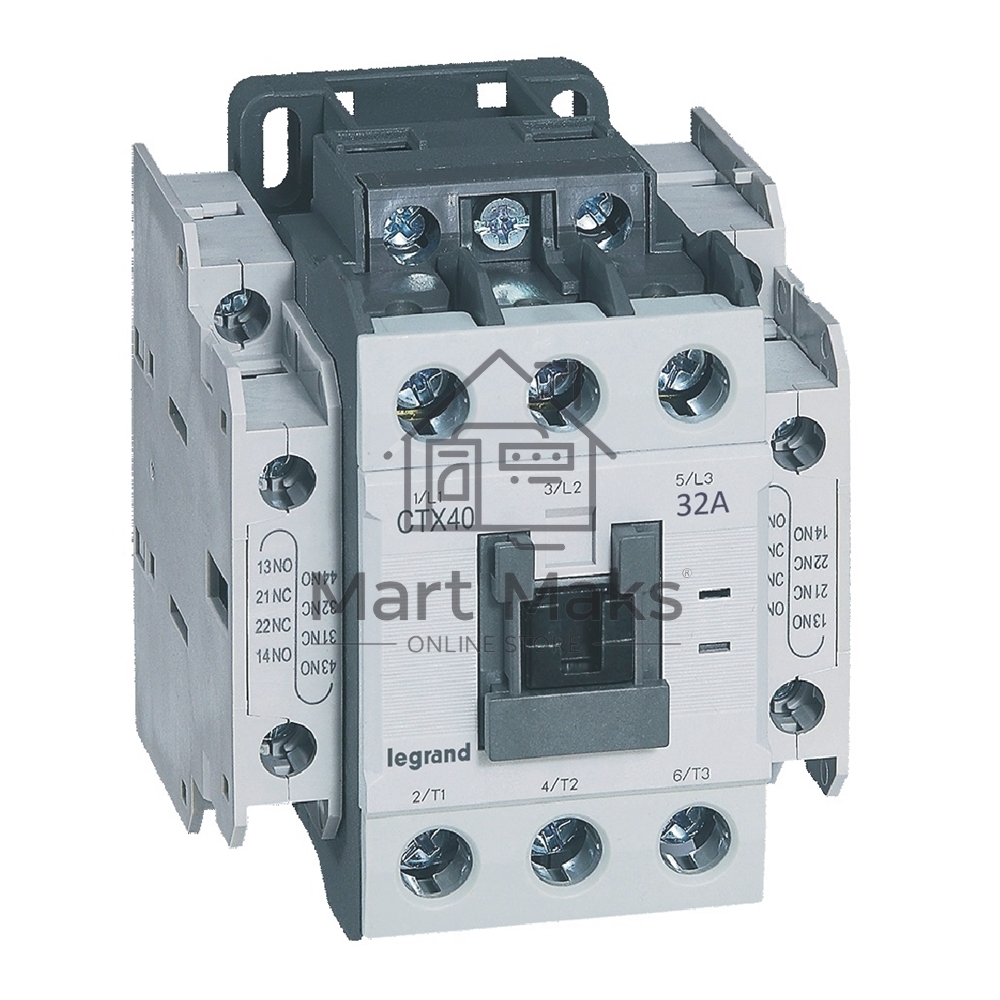Контактор CTX3 40 3P 32A 2но2нз ~230В 416126 Legrand