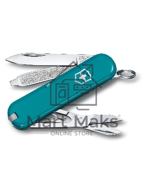 Нож перочинный Victorinox Classic Mountain Lake (0.6223.23G) 58мм 7 функций карт.коробка
