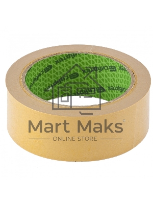 Лента клейкая двусторонняя, 38 мм х 25 м, на полипропиленовой основе Сибртех