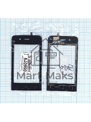 Сенсорное стекло (тачскрин) для Explay Easy черное