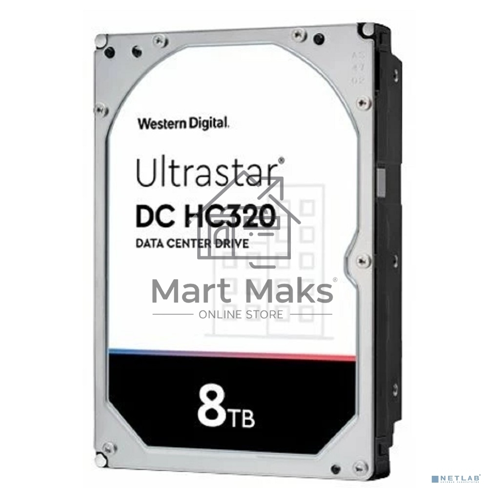 Жесткий диск Western Digital Ultrastar DC HC320 SATA-III 8Tb (7200rpm) 256Mb 3.5