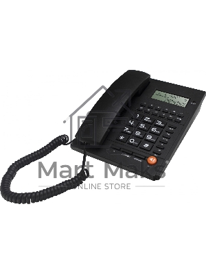 Телефон проводной Ritmix RT-420 черный