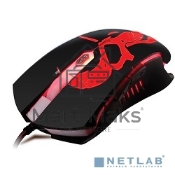 Мышь проводная Qumo Dragon War Axe M07 черный, 2400 dpi, USB, кнопки - 6
