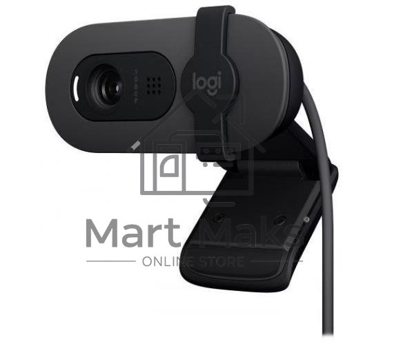 Камера Web Logitech HD Webcam Brio 90 графитовый 2Mpix (1920x1080) USB 2.0 с микрофоном (960-001581)
