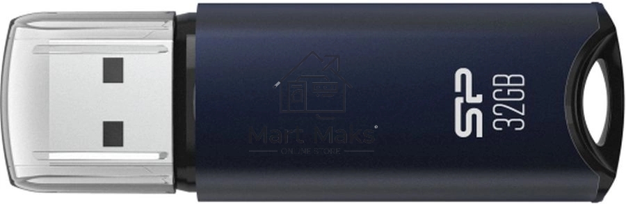 Флешка USB R/W 32Gb Silicon Power Marvel M02, USB 3.0, синий