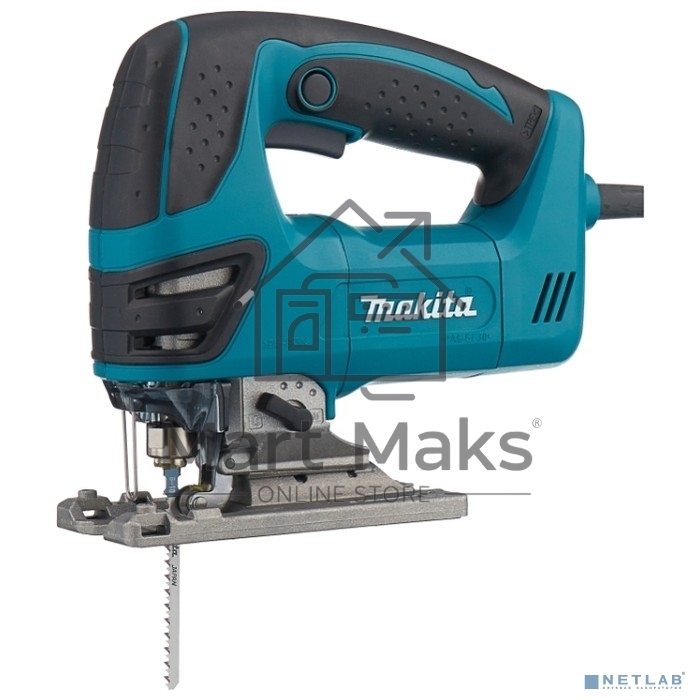 Лобзик Makita 4350FCT Лобзик,в\рук,720Вт,800-2800об\м,ход-26мм,рез-135мм,2.5кг,чем,подсветка,маятн