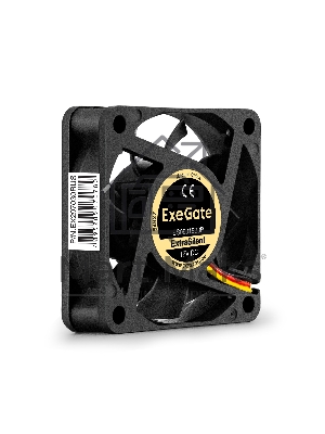 Вентилятор для корпуса ExeGate ExtraSilent ES06015B3P черный, 60 мм, 2500 об/мин, 17 дБ, 3 pin