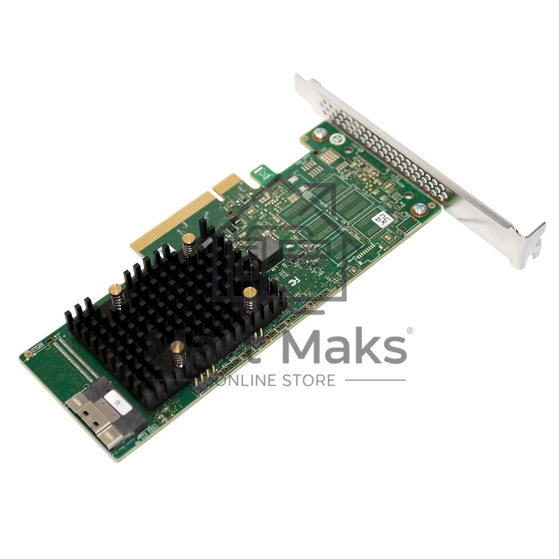 Адаптер SAS 9500-8i SGL (05-50077-03) PCIe v4 x8 LP, Tri-Mode SAS/SATA/NVMe 12G HBA, 8port(2*int SFF8654), 3808 IOC