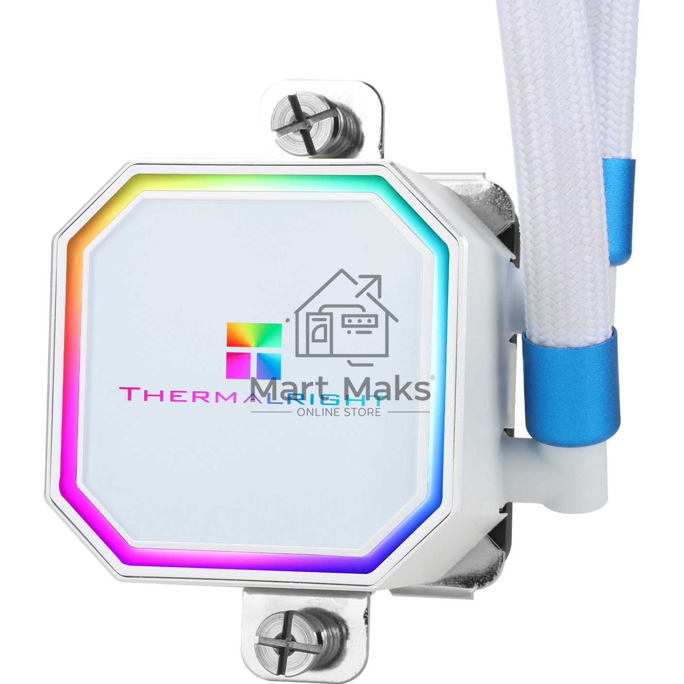 Система водяного охлаждения Thermalright Frozen Prism 360 ARGB Soc-AM5/AM4/1151/1200/2066/1700 белый 4-pin 27dB Al Ret (F-PRISM-360-WH-ARGB)