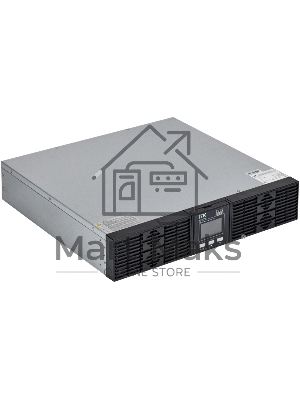 Источник бесперебойного питания однофазный Online 1000 Ва/1000 Вт, Rack mount, c LCD дисплеем 24VDC с АКБ 2U 2х9AH