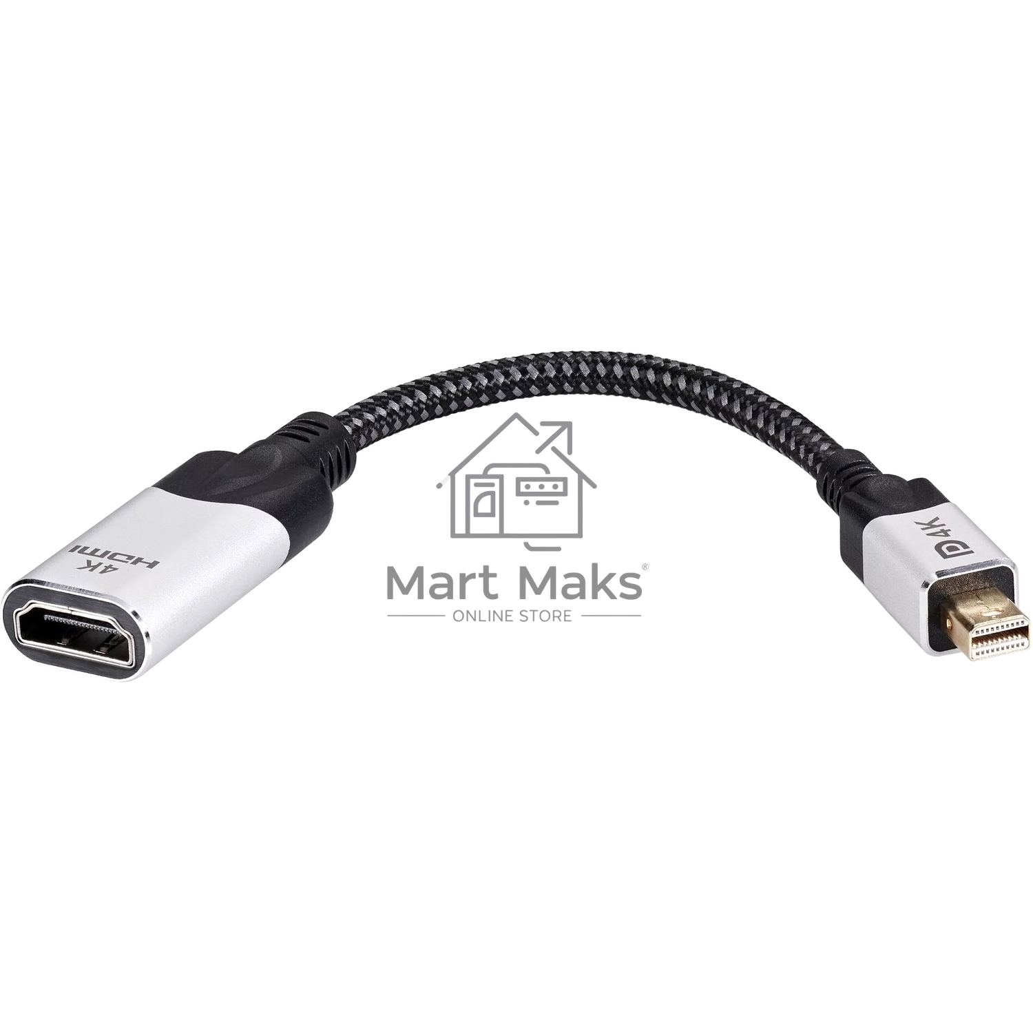 Адаптер miniDisplayPort(M) ---> HDMI(F) 0.15m 4K@60Hz VCOM <CG616M-0.15>