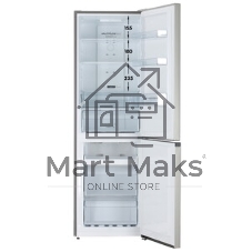 Холодильник Gorenje NRKP61EA2XL4 серебристый металлик двухкамерный 203/99л морозилка снизу, No Frost
