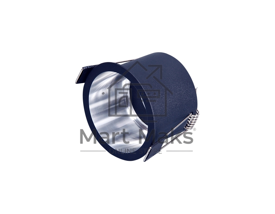 Светильник Ambrella light TN212 BK/CH черный/хром GU5.3 D68*57