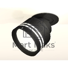 Светильник Ambrella Light XM8102526 SBK/FR черный песок/белый матовый GX53 (A2242, A2106, C8102, N8478)