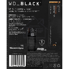 Накопитель SSD 1Tb WD черный SN7100, M.2 2280, PCI-E 3x4, R/W - 7250/6900 Mb/s 3D-NAND TLC