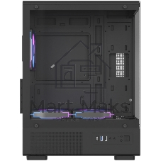 Корпус Formula Crystal Z1CM Plus AR v2 черный без БП mATX 5x120мм 1xUSB3.0 audio bott PSU