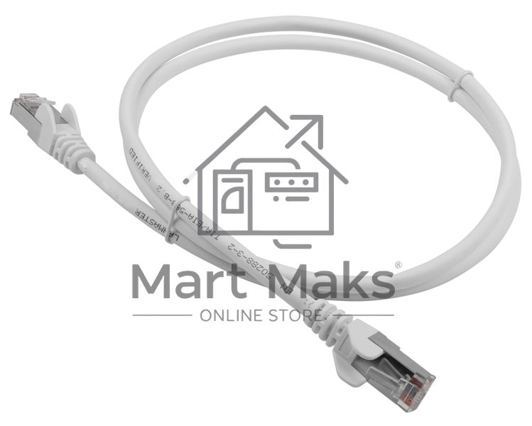 Патч-корд LANMASTER LSZH FTP кат.5e, 15 м, серый