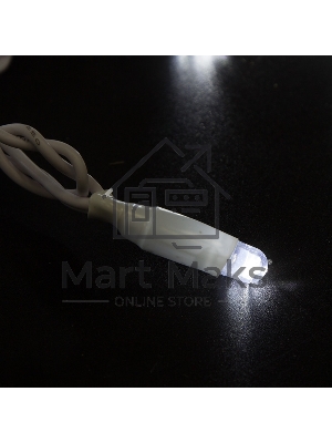 Гирлянда Neon-night Нить 10м, с эффектом мерцания, белый ПВХ, 24В, белый