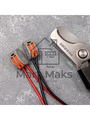 Соединительная клемма многоразовая, 2-х проводная, серая (0,08-4 мм²), (10шт.) Rexant