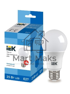Лампа cветодиодная LED A80 шар 25Вт 230В 6500К E27 Iek LLE-A80-25-230-65-E27