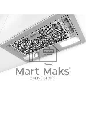 Вытяжка встраиваемая Bosch DLN52AC70 нержавеющая сталь, 53.4 см, 302 куб. м/ч, 54 дБ