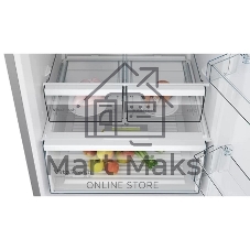 Холодильник Bosch KGN55VL21U нержавеющая сталь двухкамерный 375/105л морозилка снизу, No Frost