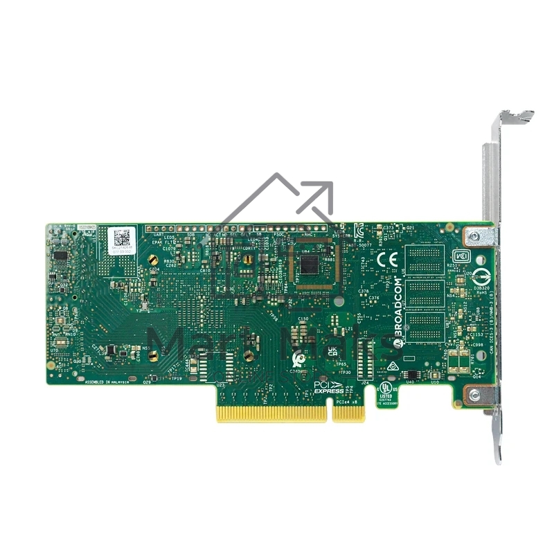 Адаптер SAS 9500-8i SGL (05-50077-03) PCIe v4 x8 LP, Tri-Mode SAS/SATA/NVMe 12G HBA, 8port(2*int SFF8654), 3808 IOC