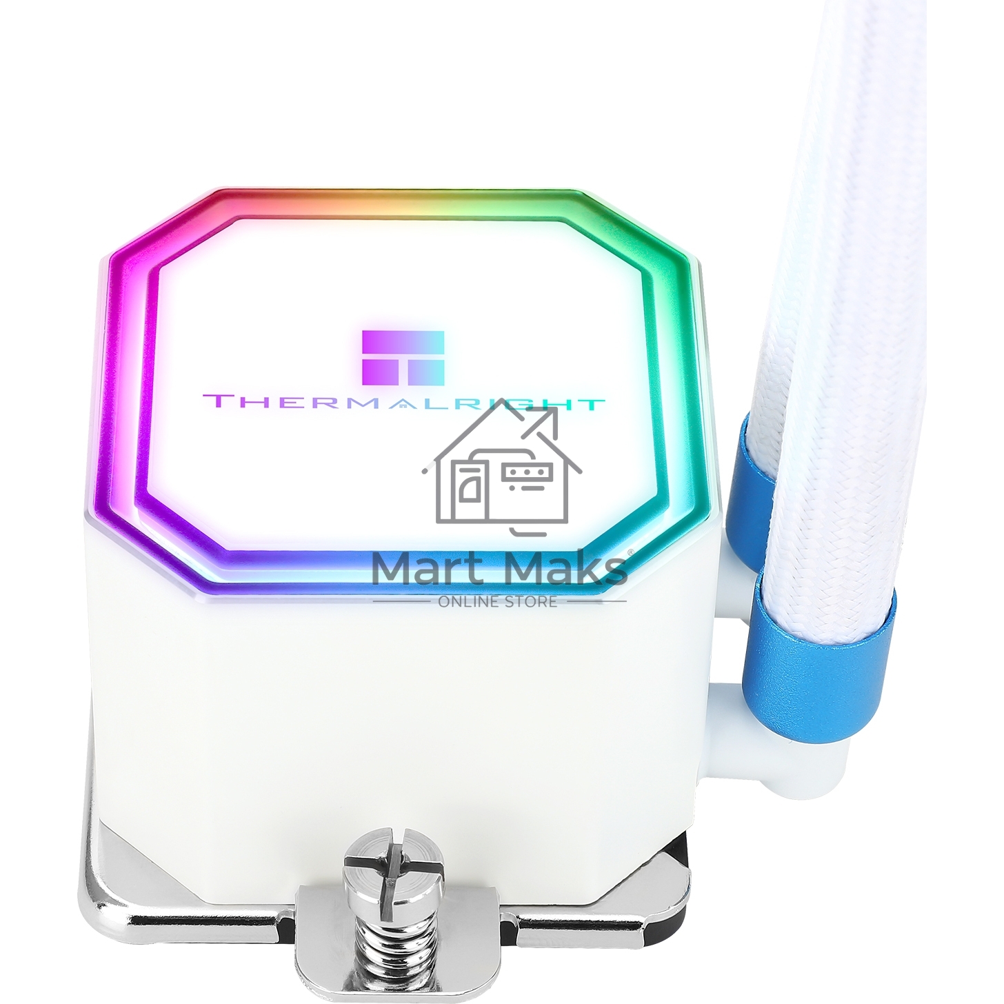 Система водяного охлаждения Thermalright Frozen Prism 360 ARGB Soc-AM5/AM4/1151/1200/2066/1700 белый 4-pin 27dB Al Ret (F-PRISM-360-WH-ARGB)