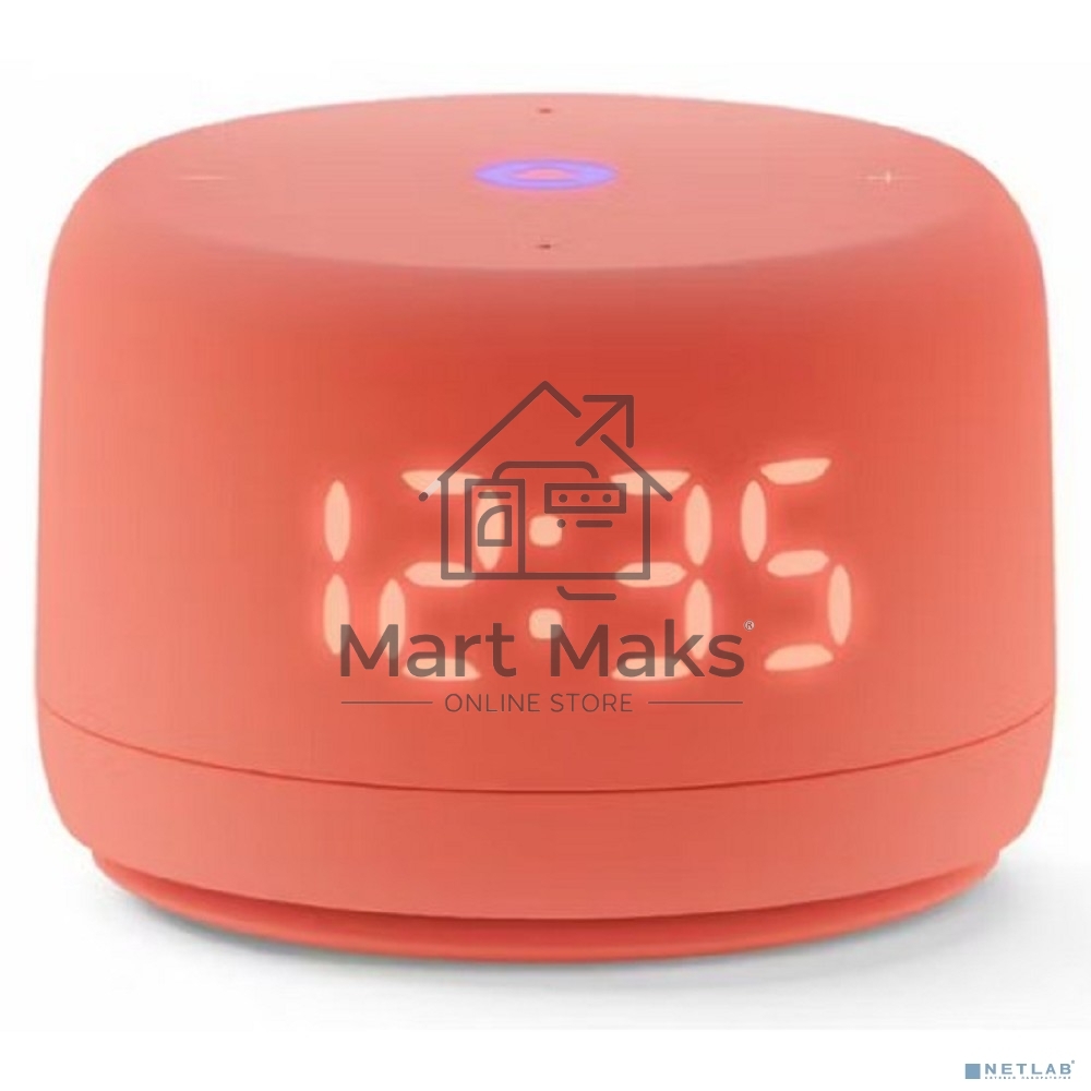 Умная колонка Yandex Станция Лайт 2 Алиса coral 6W 1.0 BT/Wi-Fi 10м