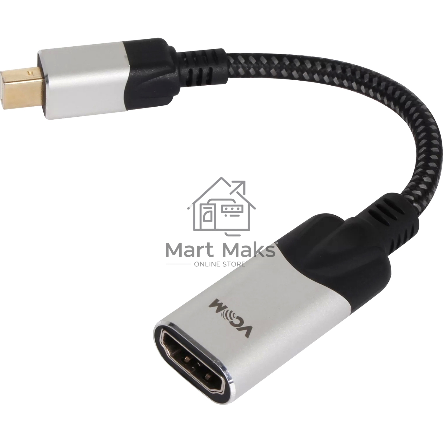 Адаптер miniDisplayPort(M) ---> HDMI(F) 0.15m 4K@60Hz VCOM <CG616M-0.15>