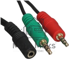 Разветвитель Telecom TAV4365-0.2M 2*3.5 ST(M)--3.5 ST (F)