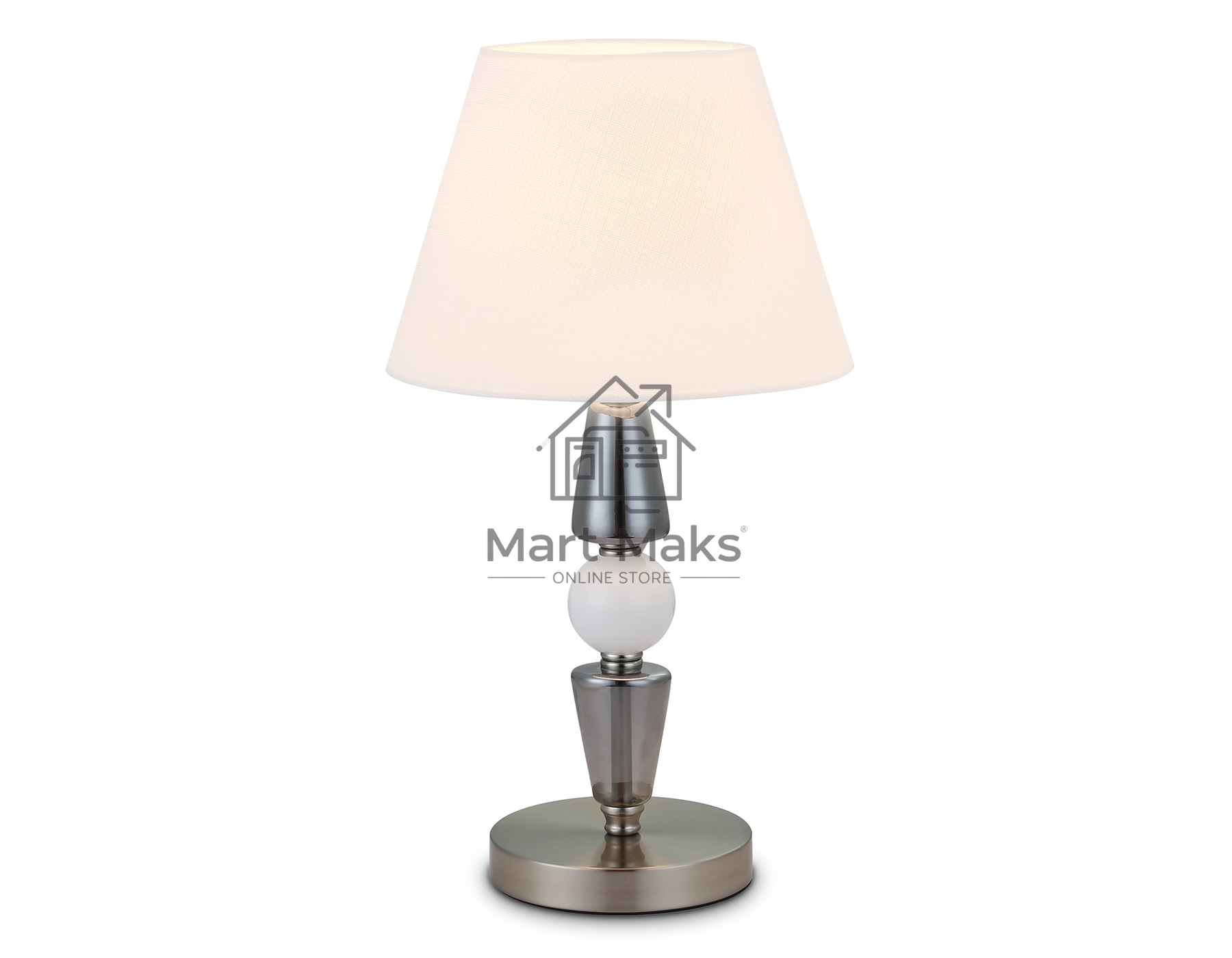 Светильник Ambrella light LH75262 SN/FR сатин никель/белый матовый E14 max 40W D260*470