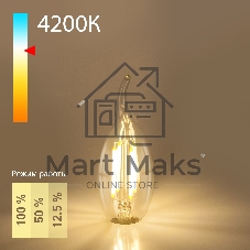 BLE1424 / Светодиодная лампа Dimmable BLE1424 5W 4200K E14 (CW35 прозрачный)