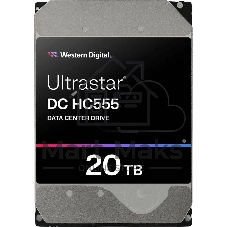 Жесткий диск Western Digital SATA 20Tb 7200RPM 6Gb/S 512MB DC HC555 WUH722020CLE604_0B48696