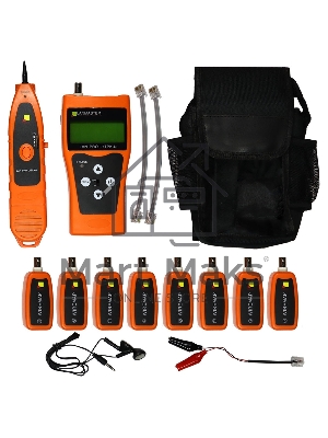 Тестер кабельный Lanmaster LAN-PRO-L/TPK-N-8R (упак:1шт) оранжевый