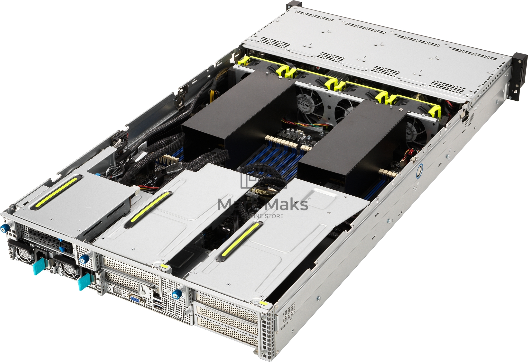 Серверная платформа Asus RS720A-E11-RS12 3x SFF8643 + 4x Slimx8 NVME + 4x Slimx4(NVME) on the backplane, support 8xNVME to motherboard, 1x OCP 3.0, 2x 10GbE (Intel x710), 2x 1600W