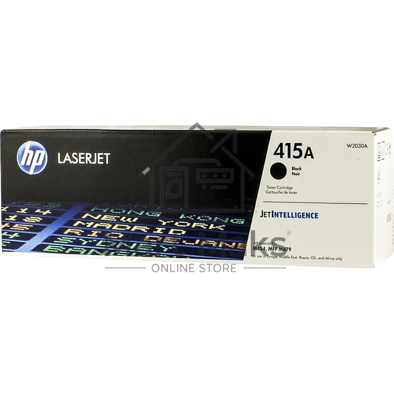 Тонер Картридж HP 415A W2030A черный (2400стр.) для HP LJ M454/MFP M479