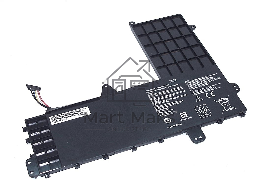 Аккумуляторная батарея для ноутбука Asus E502S 7.6V 32Wh OEM черный
