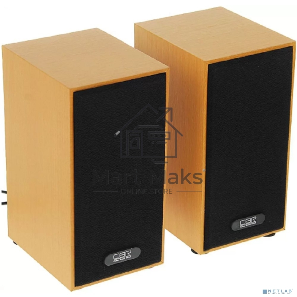 Колонки CBR CMS 635, Wooden, 3.0 W*2, USB 