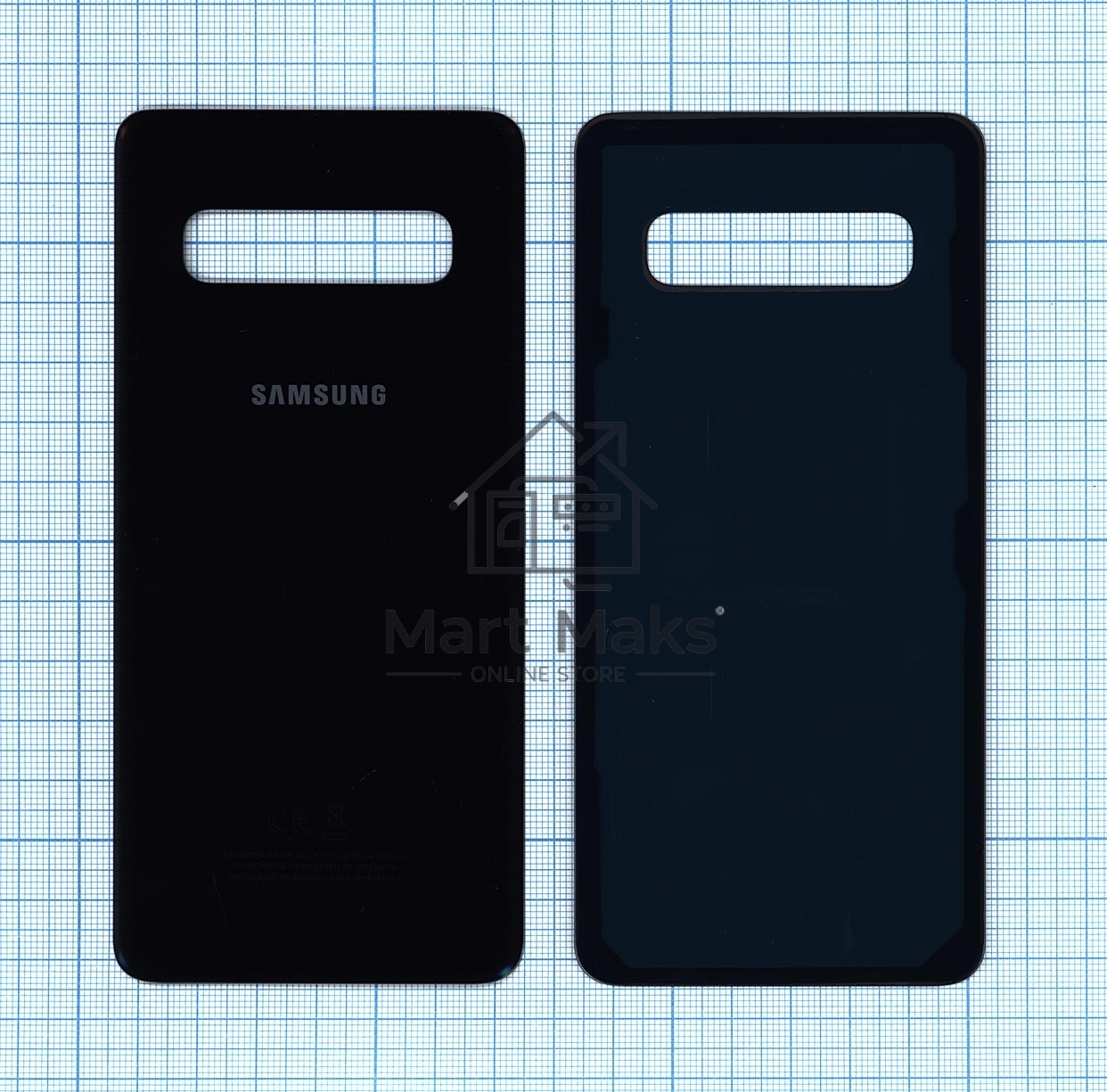 Задняя крышка для Samsung G973 Galaxy S10 черный