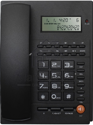 Телефон проводной Ritmix RT-420 черный