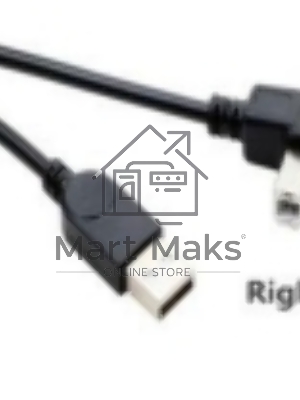 Кабель USB 2.0 на USB-B угол вправо 1 м